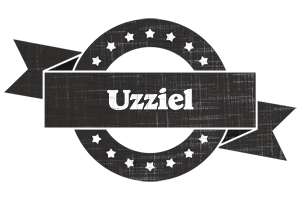 Uzziel grunge logo