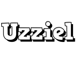 Uzziel snowing logo