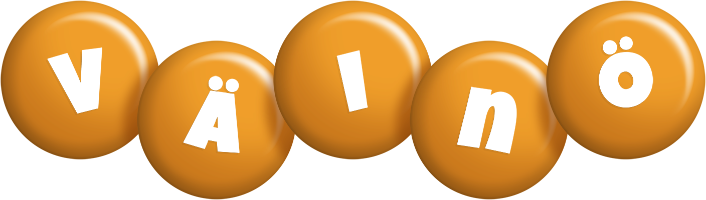 Väinö candy-orange logo