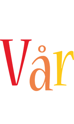 Vår birthday logo