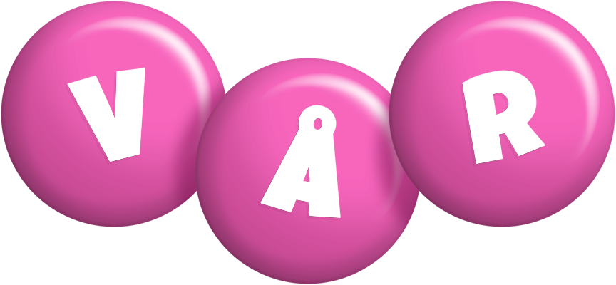 Vår candy-pink logo