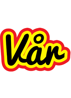 Vår flaming logo