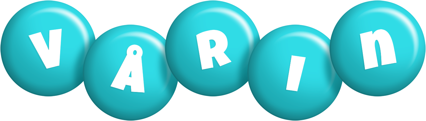 Vårin candy-azur logo