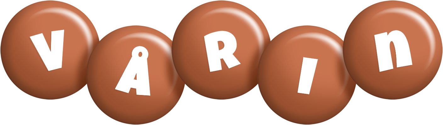 Vårin candy-brown logo