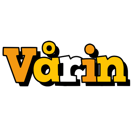 Vårin cartoon logo