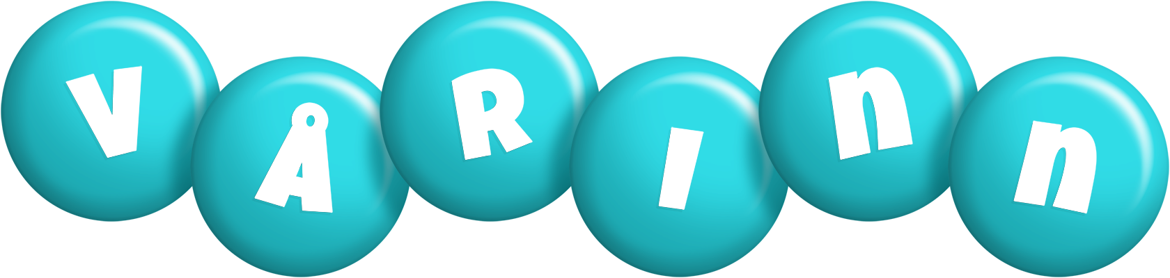 Vårinn candy-azur logo