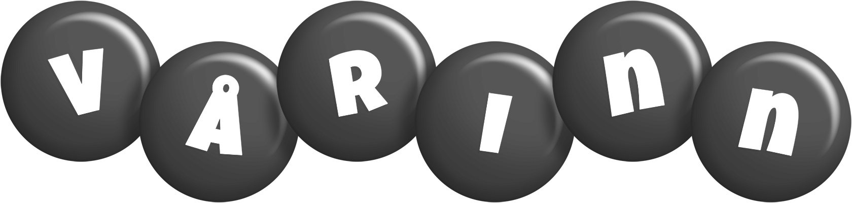 Vårinn candy-black logo