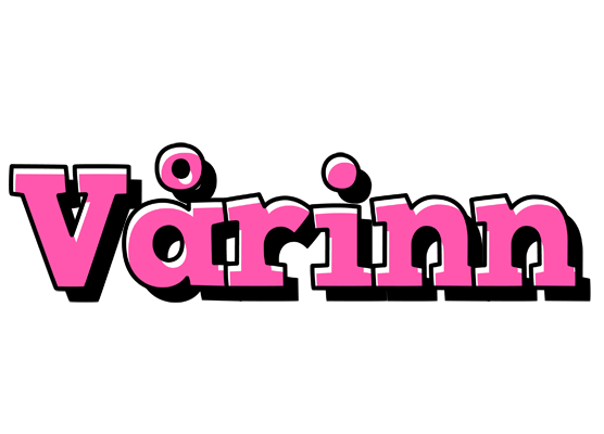 Vårinn girlish logo