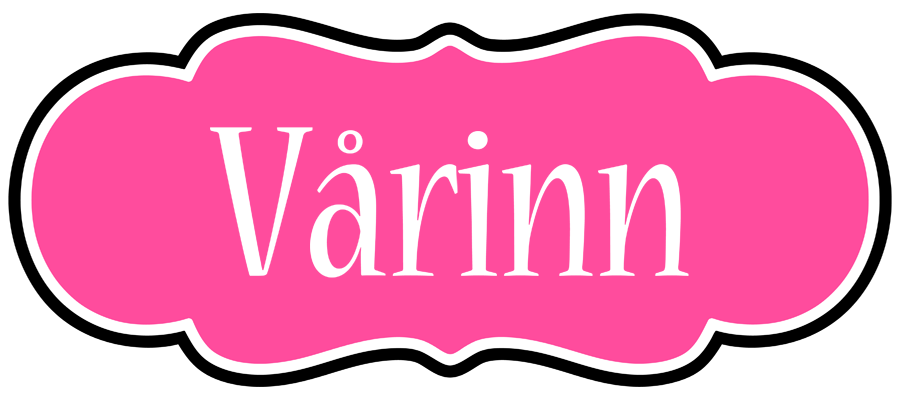 Vårinn invitation logo