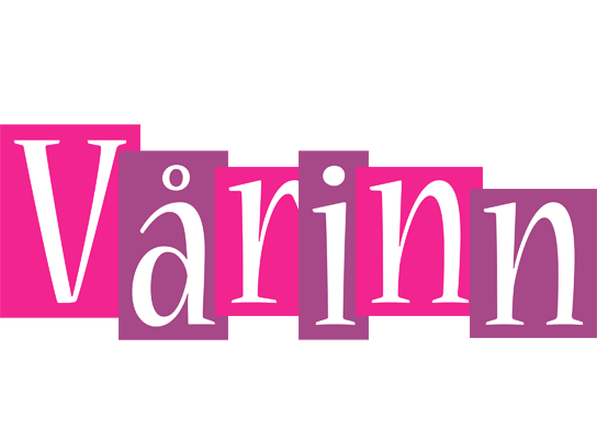Vårinn whine logo