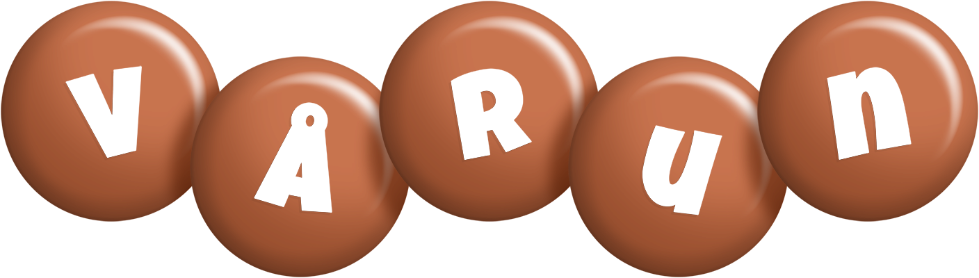 Vårun candy-brown logo