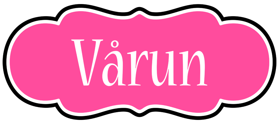 Vårun invitation logo