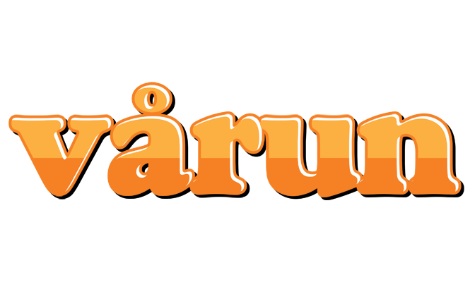 Vårun orange logo