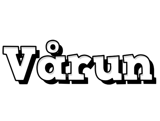 Vårun snowing logo