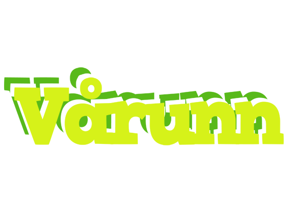 Vårunn citrus logo