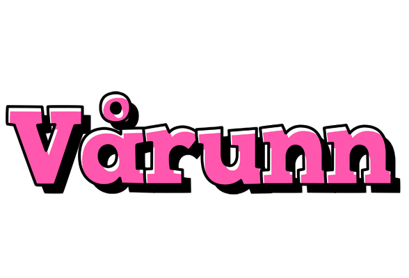 Vårunn girlish logo