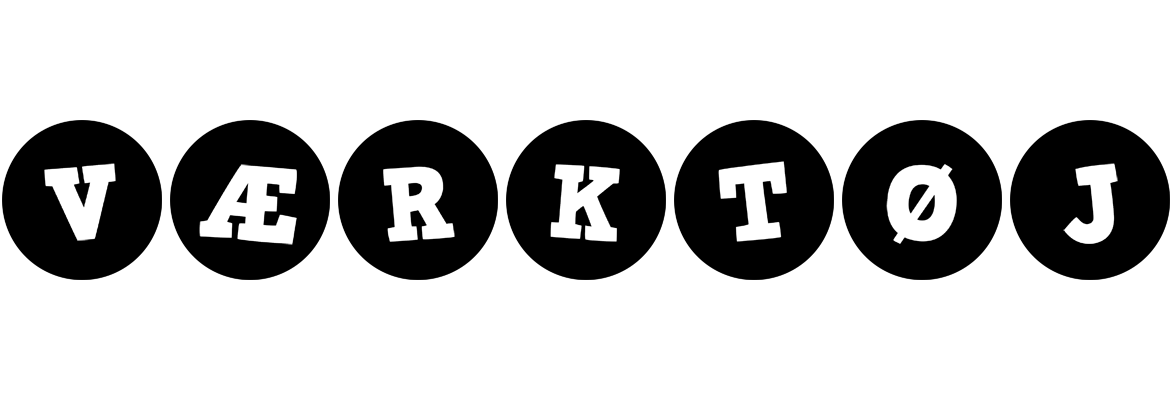 VÆRKTØJ logo effect. Colorful text effects in various flavors. Customize your own text here: https://www.textgiraffe.com/logos/tools/