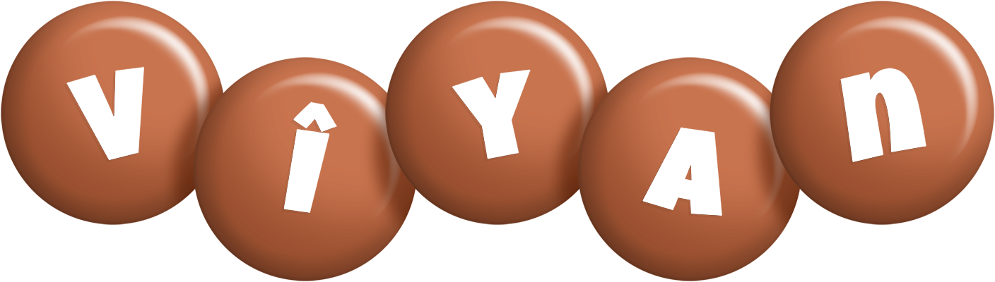Vîyan candy-brown logo