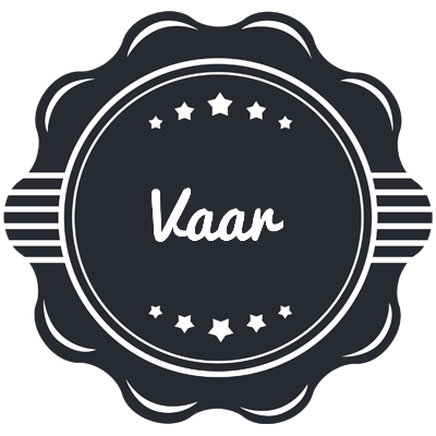Vaar badge logo