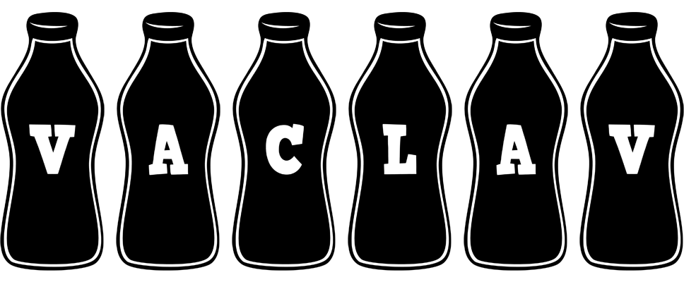 Vaclav bottle logo