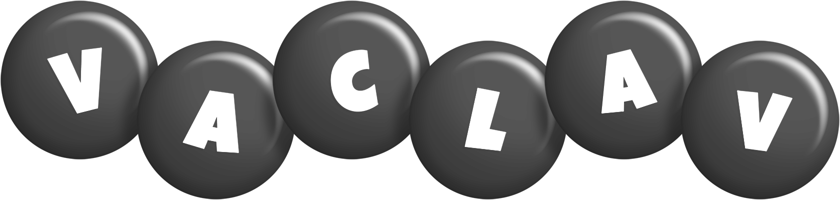 Vaclav candy-black logo