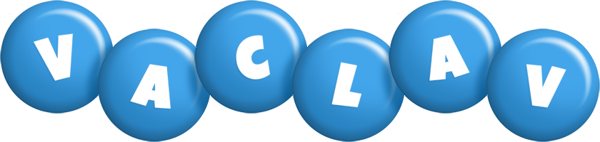 Vaclav candy-blue logo