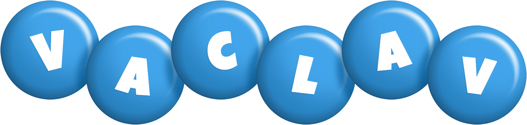 Vaclav candy-blue logo