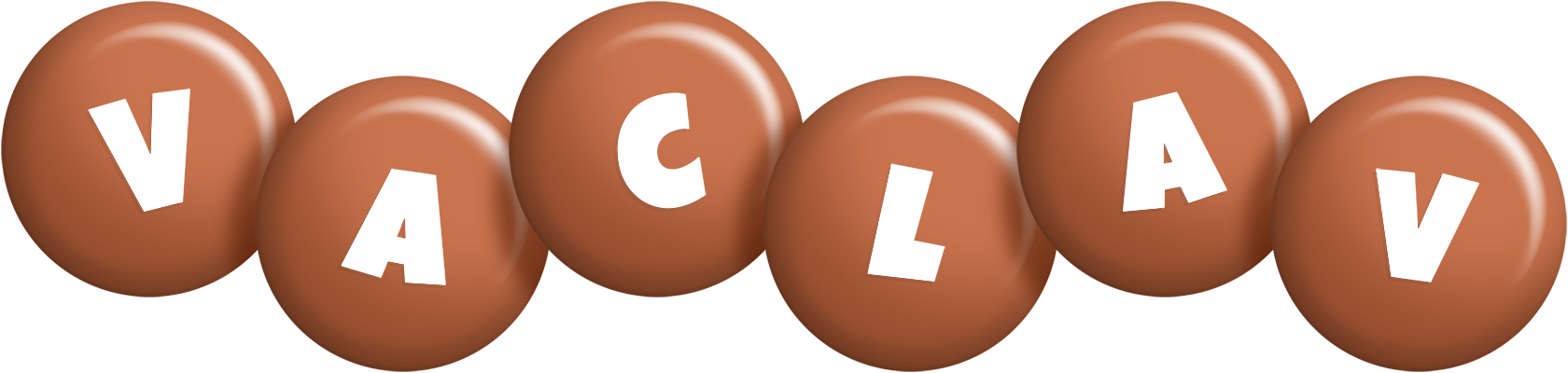 Vaclav candy-brown logo