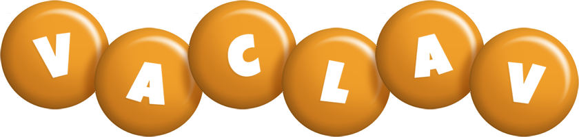 Vaclav candy-orange logo