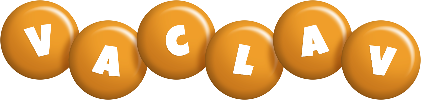 Vaclav candy-orange logo
