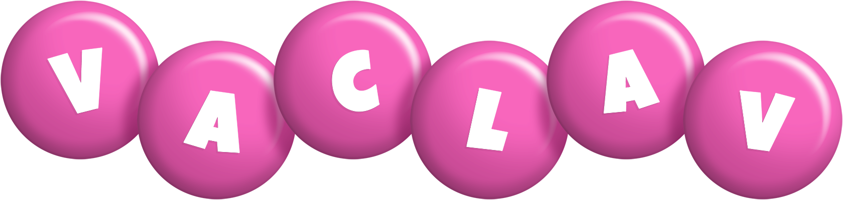 Vaclav candy-pink logo