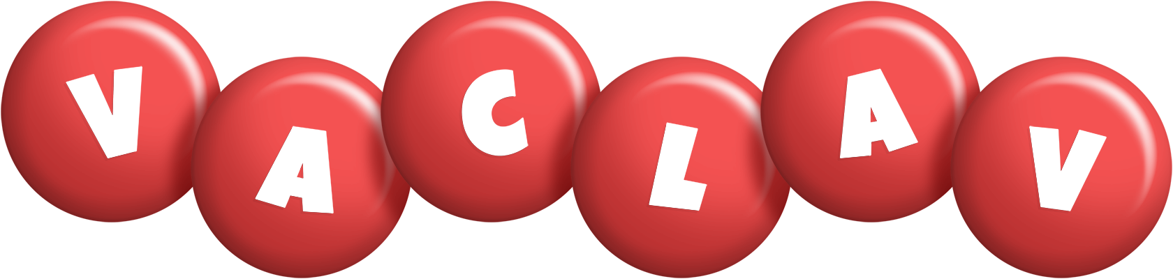 Vaclav candy-red logo