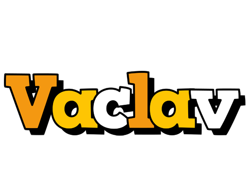 Vaclav cartoon logo