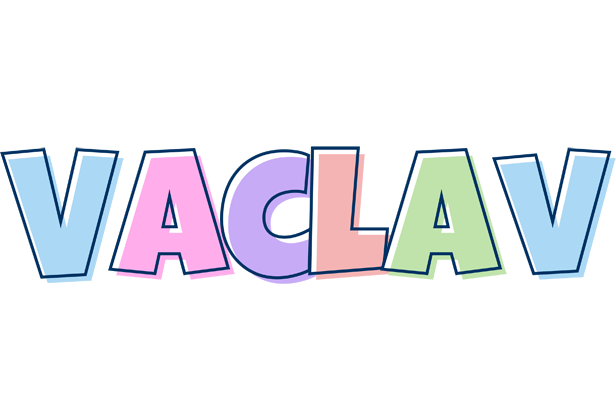 Vaclav pastel logo