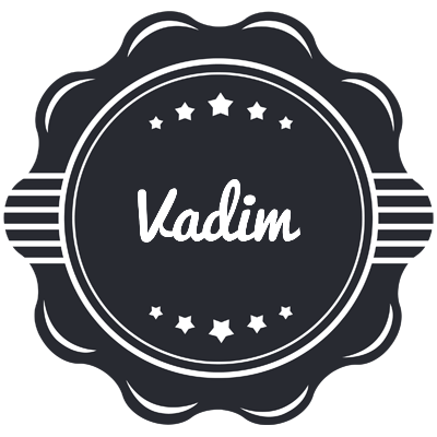 Vadim badge logo
