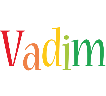 Vadim birthday logo
