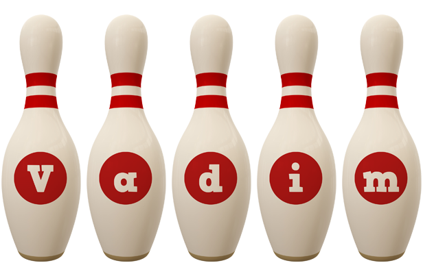 Vadim bowling-pin logo
