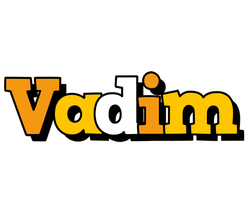 Vadim cartoon logo