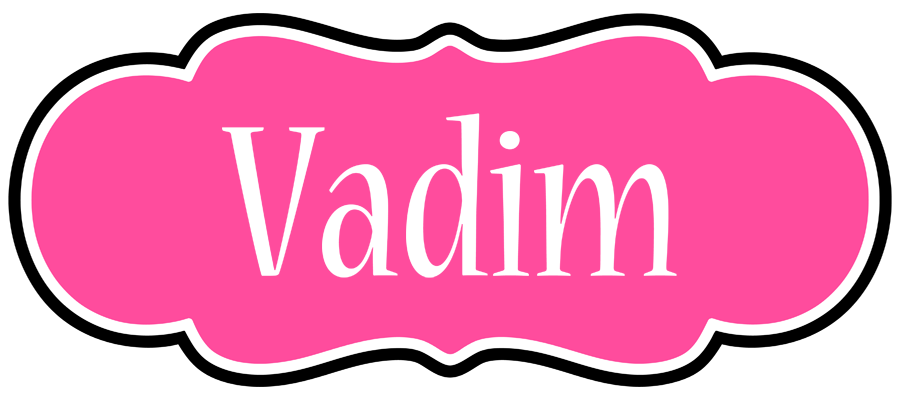 Vadim invitation logo