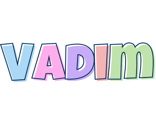 Vadim pastel logo