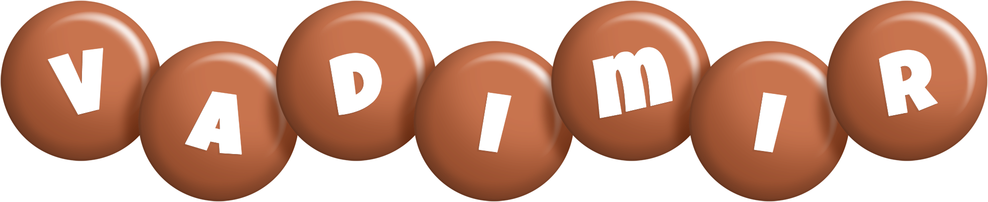Vadimir candy-brown logo