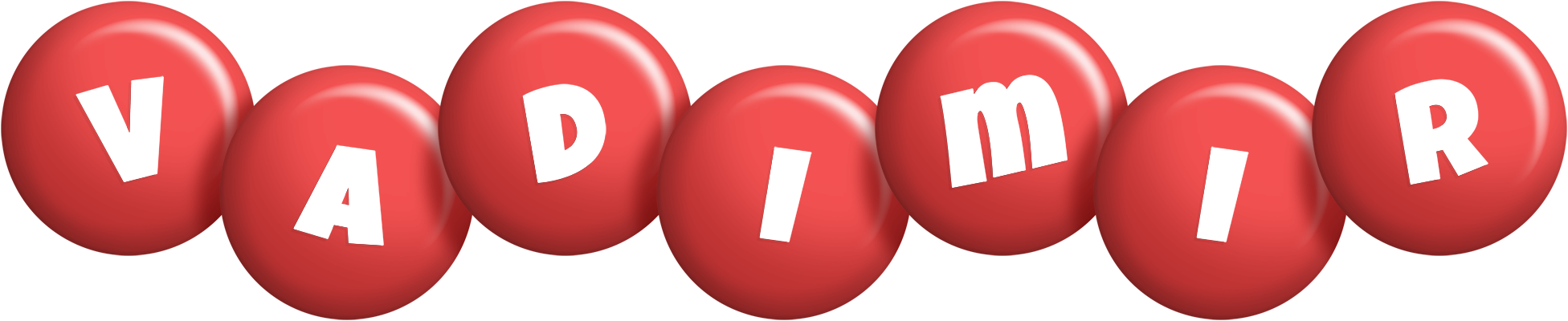 Vadimir candy-red logo