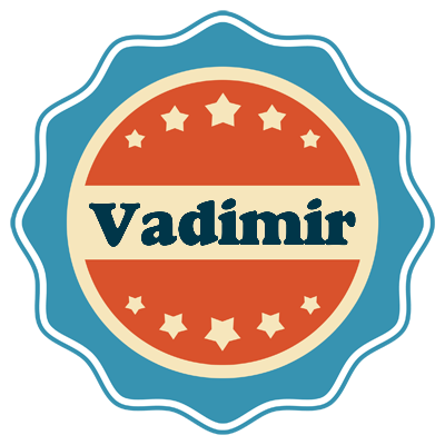 Vadimir labels logo