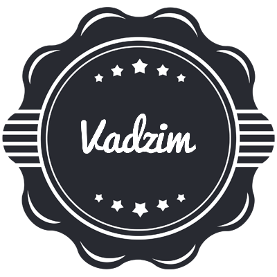 Vadzim badge logo