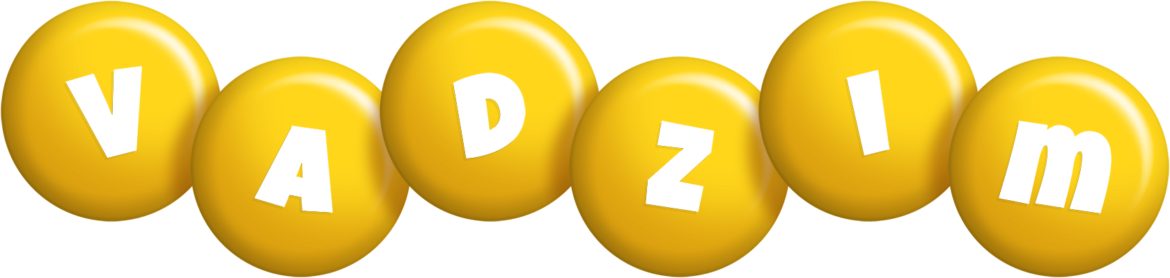 Vadzim candy-yellow logo