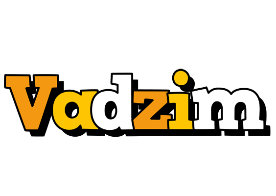 Vadzim cartoon logo