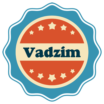 Vadzim labels logo