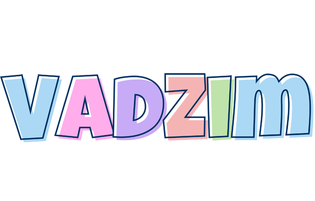 Vadzim pastel logo