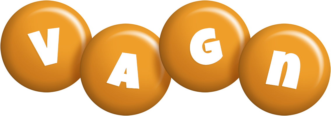 Vagn candy-orange logo