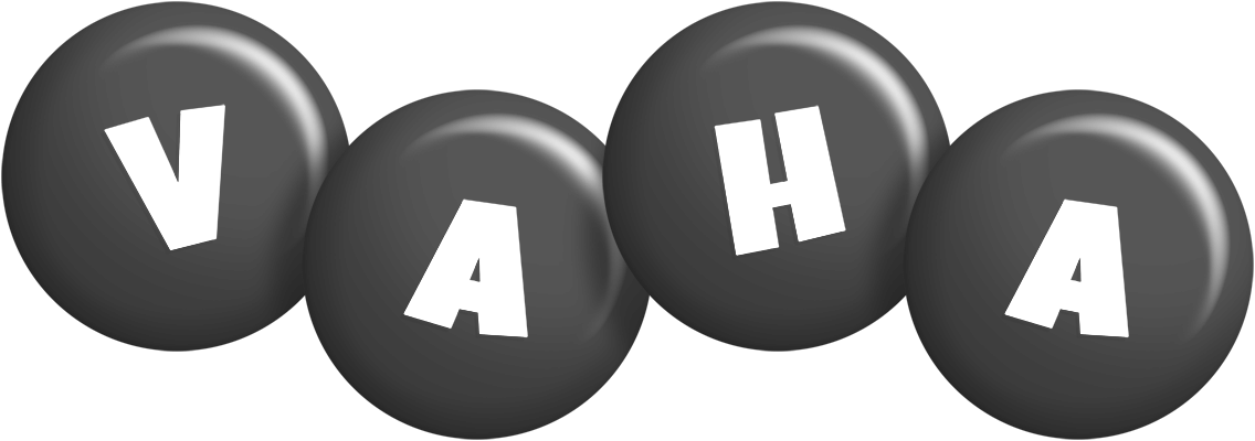 Vaha candy-black logo